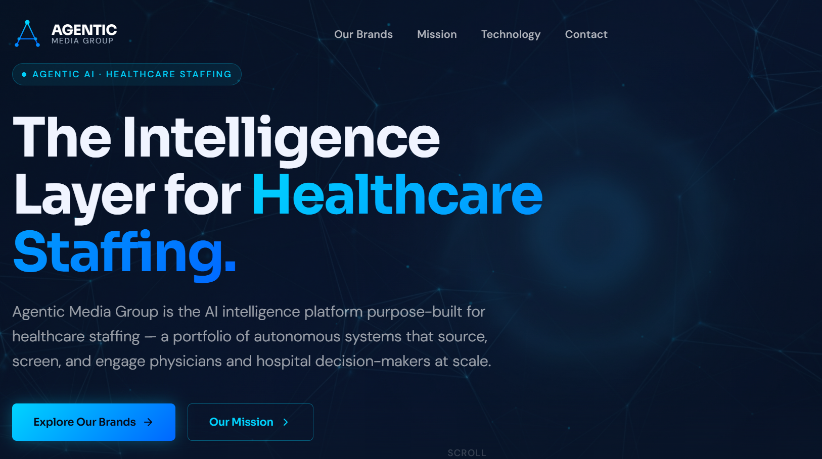 Agentic Media Group — The Intelligence Layer for Healthcare Staffing